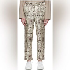 NANUSHKA pants “Jain”, hand-painted silk, new with tags